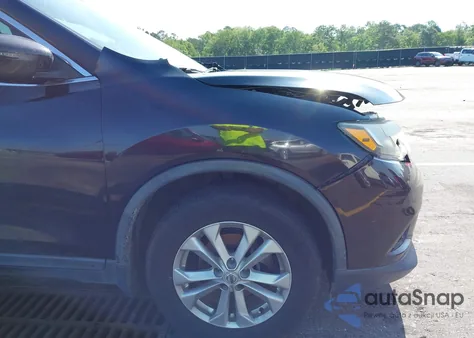 2016 Nissan Rogue Sv из США, поврежденный, VIN KNMAT2MT7GP666625